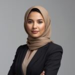 Home “a professional woman in her early 30s wearing a smart outfit, confident and approachable expression, clear studio lighting, neutral background, ultra realistic headshot, 4k resolution.” no smile just